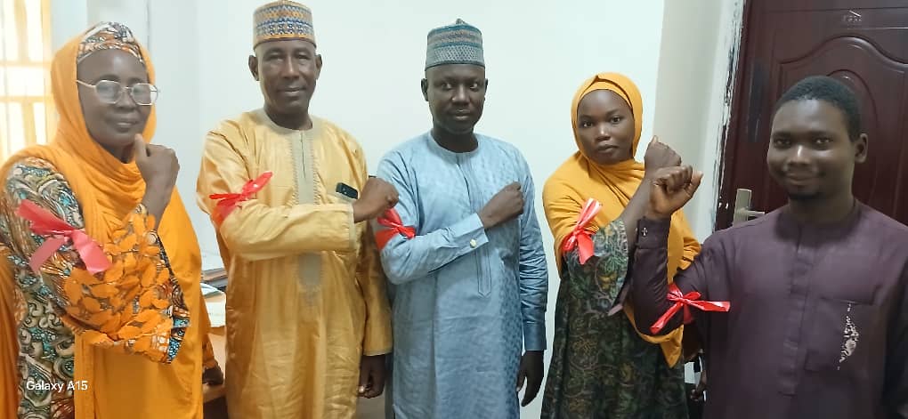 Kebbi group tie red wibds